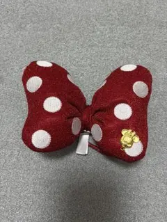 ディズニー　ミニーリボン　ヘアゴム
