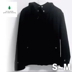 【美品】【GREEN RABEL RELAXING】フード付きコート ブラック