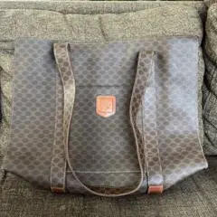 CELINE マカダム トートバッグ ブラウン