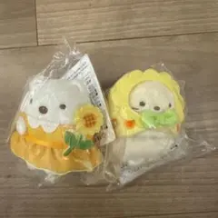 限定 すみっコぐらし×ゴッホ展 てのりぬいぐるみ ねこ しろくま