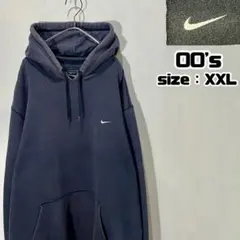 Nike ナイキ パーカー フーディー 厚手 フェード 黒色 XXL