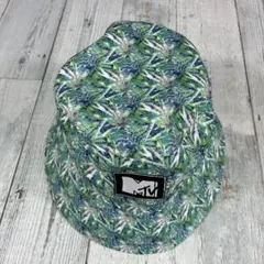 MTV レディースバケットハット 緑色の植物柄のサムネイル