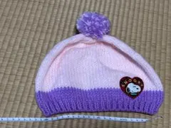 スヌーピー ニット帽 手編み キッズサイズ
