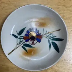 新品 やむちん 宮陶 宮城須美子 3.5寸 魚紋重焼 皿 陶器 レトロ 沖縄
