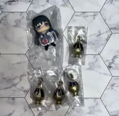 まどかマギカ 暁美ほむら めじるしアクセサリー チャーム おねむたん 5点
