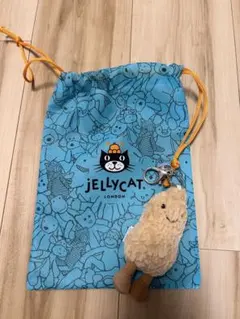 JELLYCAT ピーナッツ　キーホルダー ぬいぐるみ チャームのサムネイル