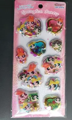 パワーパフガールズ スパンコールパーティーシール