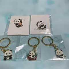 パンダ キーホルダー 5個セット