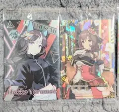 ウマ娘　ウエハース　ホッコータルマエ　ジェンティルドンナ　2枚