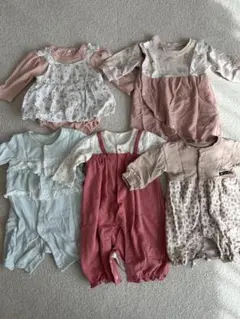 女の子　ロンパース　5点セット