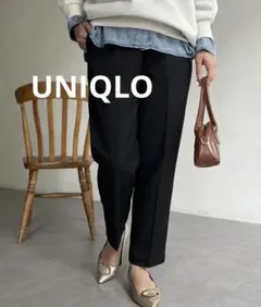 UNIQLO ウエスト総ゴム　テーパードパンツ
