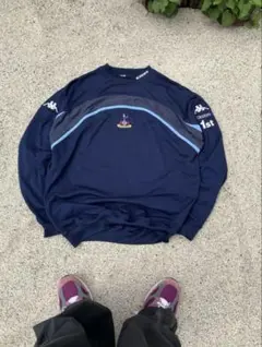 【超希少】kappa×トッテナムFC/トレーニングシャツ　ビンテージ　XL 超希少】kappa×トッテナムFC/トレーニングシャツ ビンテージ XL