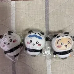 ちいかわ パンダなマスコット ちいかわ ハチワレ うさぎ 3種セット