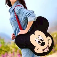 新商品 WDW ミッキー ショルダーバッグ フェイストートバッグ トート