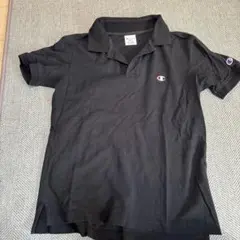 Champion ブラック ポロシャツ S
