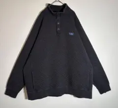 L.L.Beanエルエルビーン スナップボタン　キルティング　スウェット