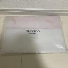 JIMMY CHOO ジミーチュウ クラッチ クリアポーチ　ラメ　ピンクのサムネイル
