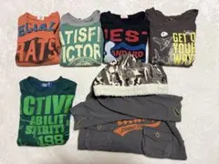 130 男の子 トレーナー 6枚セット まとめ売り 秋冬 小学生 パーカーあり