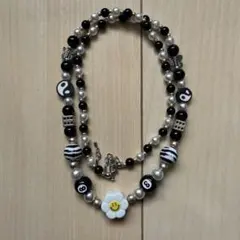 ビーズネックレス⭐︎ハンドメイド
