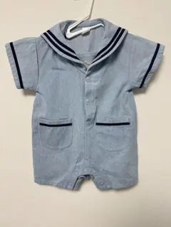 cottoliセーラー襟ロンパース 80cm