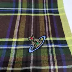 【✨️レア✨️】ヴィヴィアンウエストウッド刺繍入りチェックハンカチ