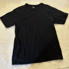 ユニクロU クルーネックT 半袖 Lサイズ ブラック 黒 無地 UNIQLO
