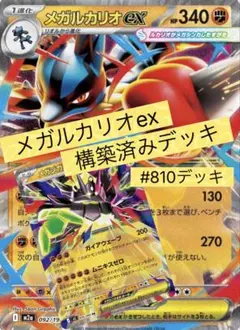 ☆*☆様 メガルカリオex 構築済みデッキ