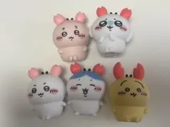 ちいかわ　ソフビフィギュア3 ハチワレ　うさぎ　モモンガ　カニちゃん　古本屋