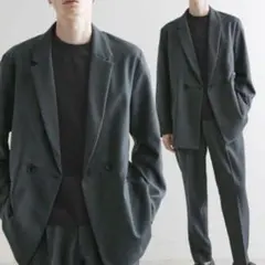 【極美品】タケオキクチ アソート セットアップ ダークグリーン系 M