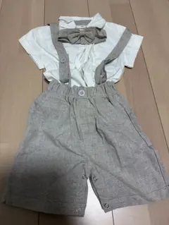 セレモニースーツ ボウタイ サスペンダー付き