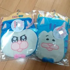 【新品未開封】しまむら まめきちまめこ メロとタビ ダイカット巾着 ２種セットのサムネイル