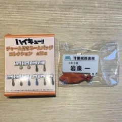 ハイキュー！！チャーム付きネームバッジコレクション　岩泉一