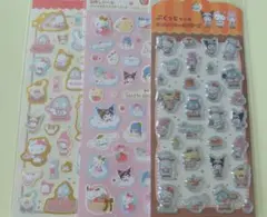 サンリオキャラクターズ 箔押しシール ぷくっとシール 3枚セット