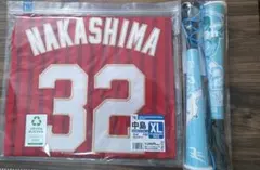 楽天イーグルス 中島 ビジターユニフォームXL&ツインバット セット 楽天イーグルス 中島 ビジターユニフォームXL&ツインバット セット
