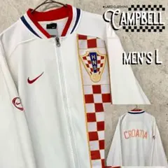 【レアデザインXL☆EU輸入】ナイキ クロアチア代表 刺繍トラックジャケット