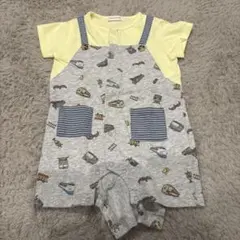 ロンパース 電車柄　70cm