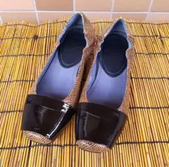 fitfit パイソン調パンプス　23.5cm