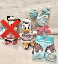 ディズニー パルパルーザ ヴァネパル ミニー デイジー ぬいぐるみバッジ