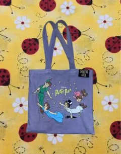 ピーターパン 紫 トートバッグ ディズニー 希少