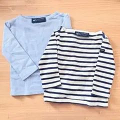 【セントジェームズ】ベビーバスクシャツ2枚セット