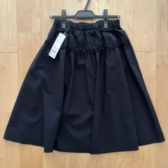 タグ付き TO BE CHIC スワロフスキー フレアスカート ビジュー 黒 タグ付き TO BE CHIC スワロフスキー フレアスカート ビジュー 黒