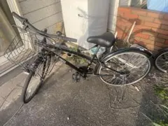シティサイクル ブラック 前面バスケット付き ブラック シティサイクル 前面バスケット付き - メルカリ
