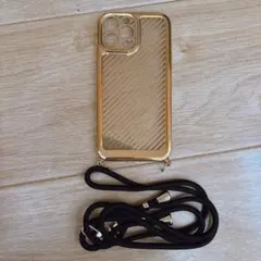 baodunwei iPhone13ProMax ケース クリア ストラップ付