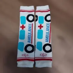 アンビュランス 車 ベビー・キッズ レッグウォーマー救急車