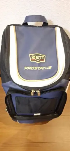 ZETT PROSTATUS 野球用バッグ ネイビー/ホワイト