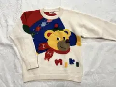 ミキハウス　ニットセーター 120