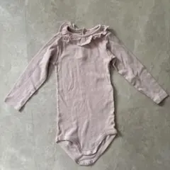 プチバトー衿付きボディスーツ 18m/81m
