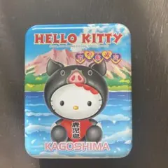 ハローキティ　鹿児島限定　缶ケース
