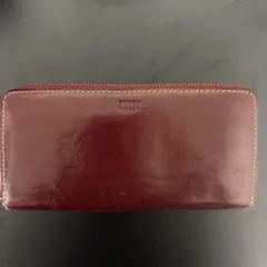 TAKEO KIKUCHI 長財布 ラウンドファスナー ボルドーのサムネイル