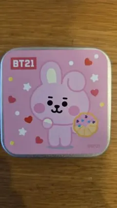 BT21 COOKY 缶入りアクリルキーホルダー